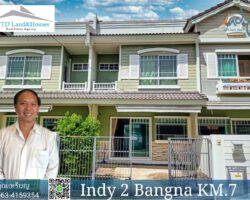 Townhouse For Rent at Indy 2 Bangna. THB20k/month
