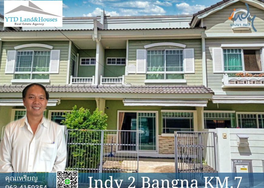 Townhouse For Rent at Indy 2 Bangna. THB20k/month
