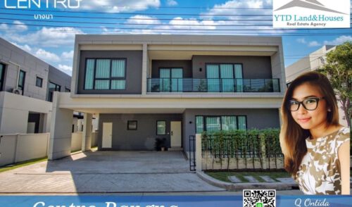 House for rent centro Bangna XL Size New design house next to Mega-Bangna 100,000 baht/month (fully furnished)