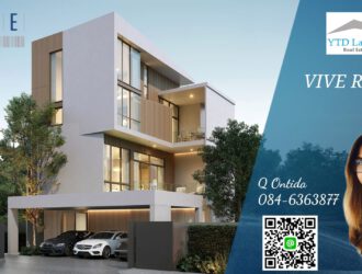ขาย/ให้เช่า บ้านหรู VIVE พระราม 9 บ้านเดี่ยว Super Luxury ,3 ชั้น ดีไซน์ใหม่ในสไตล์ Modern Japanese