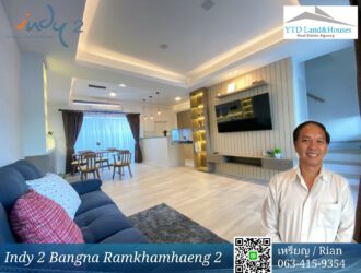 Indy 2 Bangna-Ramkhamhaeng 2 Townhome for rent near Mega Bangna