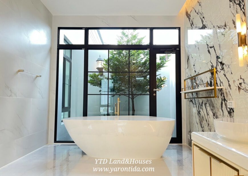 ขายบ้านหรู ใหม่ นันทวัน 2 พระราม 9 กรุงเทพกรีฑา Luxury house Nantawan 2 Rama 9 Krungthepkreetha THB 89m