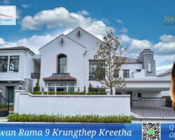 ขายบ้านหรู ใหม่ นันทวัน 2 พระราม 9 กรุงเทพกรีฑา Luxury house Nantawan 2 Rama 9 Krungthepkreetha THB 89m
