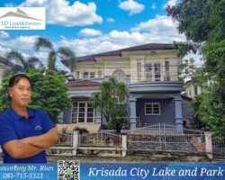 บ้านเดี่ยว 2 ชั้น ในโครงการ กฤษดาซิตี้ เลค แอนด์ พาร์ค For sale 2 storey detached house in Krisada City Lake and Park 4.5 M.THB
