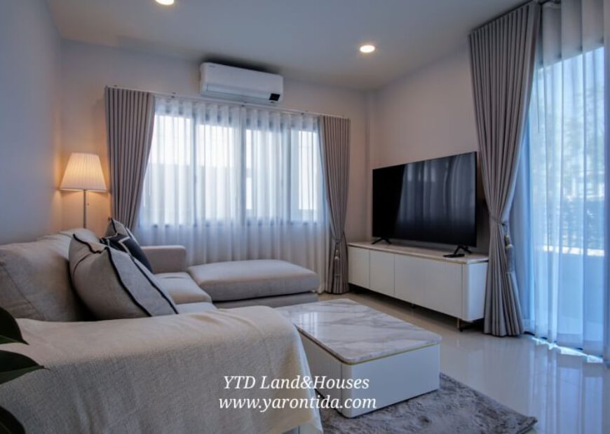 House for rent centro Bangna XL Size New design house next to Mega-Bangna 100,000 baht/month (fully furnished)