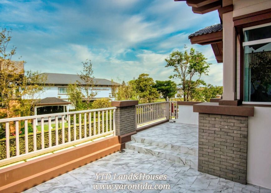 ให้เช่าบ้านหรู นันทวัน บางนา กม7  (มีเฟอร์นิเจอร์บางส่วน)