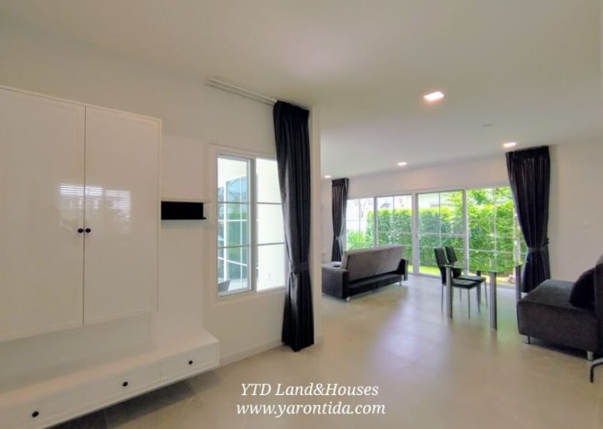 ให้เช่าบ้านเดี่ยว ชัยพฤกษ์ บางนา กม.15 75,000 บาท/เดือน (เฟอร์นิเจอร์ครบ)