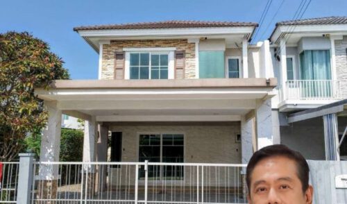 2-storey townhome for sale in the Villaggio Pinklao-Salaya Concept project, the only Urban Cottage project on Pinklao-Salaya