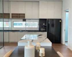 ให้เช่า บ้านหรู VIVE พระราม 9 บ้านเดี่ยว Super Luxury ,3 ชั้น ดีไซน์ใหม่ในสไตล์ Modern Japanese 330,000 บาท/เดือน (Fully furnished)