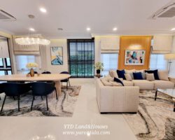Luxury House for Rent Nantawan Rama 9 New Krungthepkreetha Beautiful show house quality furniture