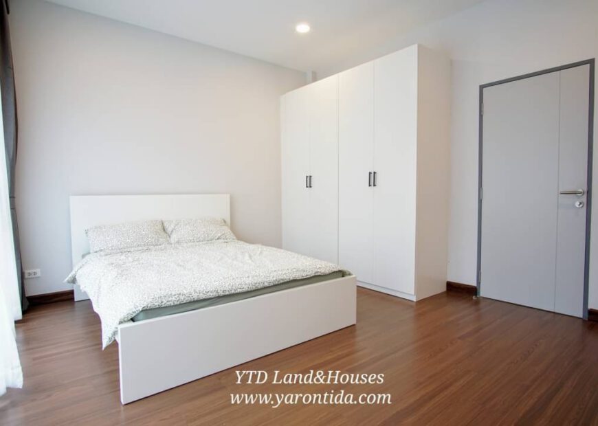 For Rent ​​​​The City Bangna, Luxury detached house, New project, Next to Mega-Bangna 130,000 Baht/month (Fully furnished)