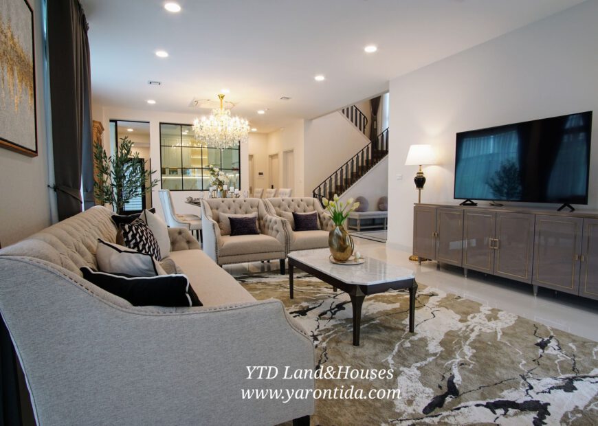 Luxury House for Rent Nantawan 2 Rama 9 Krungthepkreetha