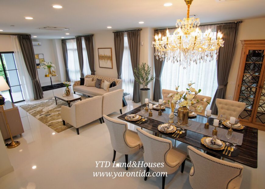 Luxury House for Rent Nantawan 2 Rama 9 Krungthepkreetha