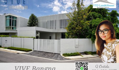 ขาย บ้านหรู วีเว่ บางนา VIVE Bangna บ้านเดี่ยว Super Luxury สไตล์ Modern Minimal ใกล้ MEGA บางนา