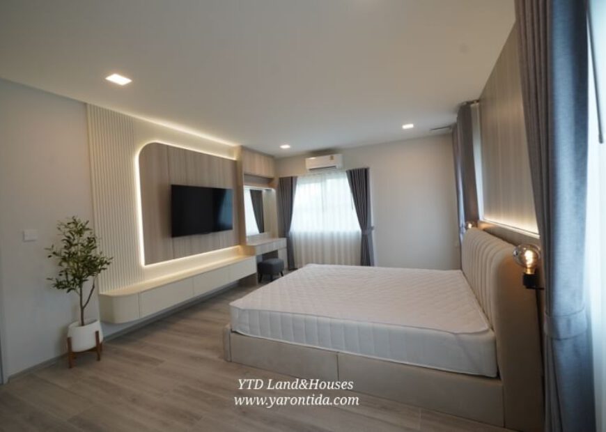 ให้เช่าบ้านเดี่ยว ชัยพฤกษ์ บางนา กม.15 75,000 บาท/เดือน (เฟอร์นิเจอร์ครบ)
