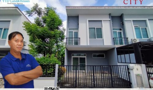 ให้เช่า ทาวน์โฮม 2 ชั้น ใกล้เมกา บางนา ทำเลดีที่สุดในย่านนี้ โครงการคาซ่าซิตี้ บางนา กม.7 บ้านแปลงมุม