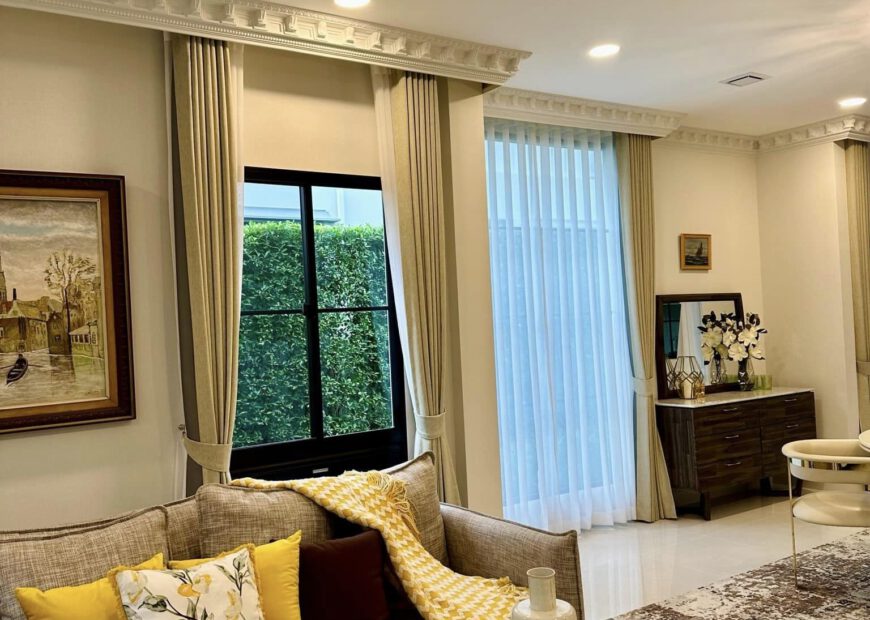 ขาย/ให้เช่า บ้านหรู ใหม่ นันทวัน พระราม 9 กรุงเทพกรีฑาตัดใหม่ แปลงหัวมุมมีความเป็นส่วนตัว