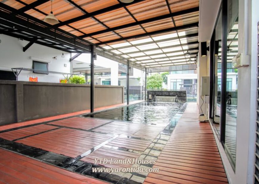 บ้านเดี่ยว มัณฑนา อ่อนนุช-วงแหวน 4 บ้านพร้อมอยู่ ต่อเติม ตกแต่ง และแถมเฟอร์นิเจอร์