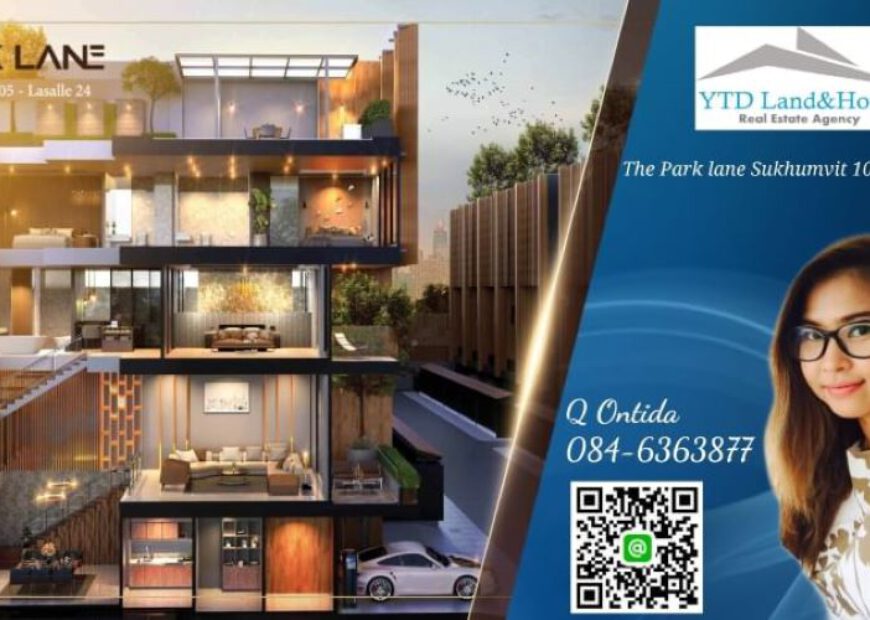 Luxury townhome for rent The Park lane Sukhumvit 105 Lasalle 24