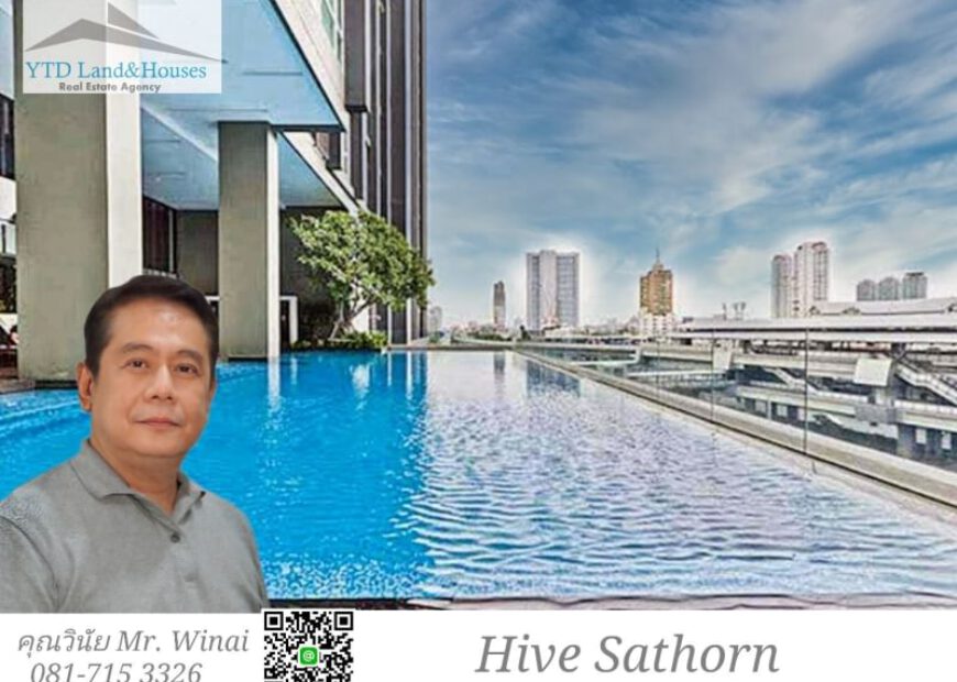 ให้เช่า/ขาย Hive Sathorn (ไฮฬ์ สาทร คอนโด) บนทำเลติด BTS สถานีกรุงธนบุรี