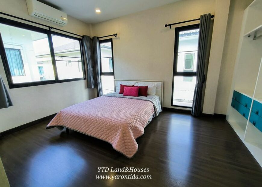ขายบ้าน THE CITY บางนา กม.7 เนื้อที่ 96 ตารางวา หลังใหญ่ พร้อมเฟอร์บิวท์อิน