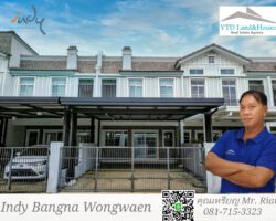 ให้เช่า ทาวน์โฮม 2 ชั้น โครงการอินดี้ บางนา – รามคำแหง 2