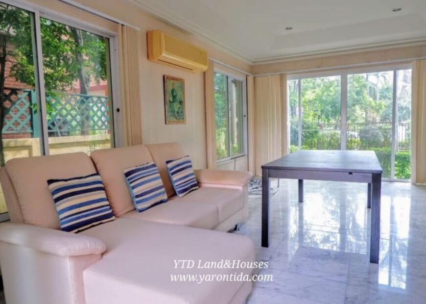 ขาย มัณบ้านพฤกษ์ภิรมย์ สาทร-ราชพฤกษ์ ทิศเหนือ ถนนเมน หน้าสวนสาธารณะ