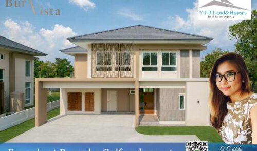 ขายบ้าน ในสนามกอล์ฟ บูรพากอล์ฟแอนด์รีสอร์ท ศรีราชา ชลบุรี BURA VISTA