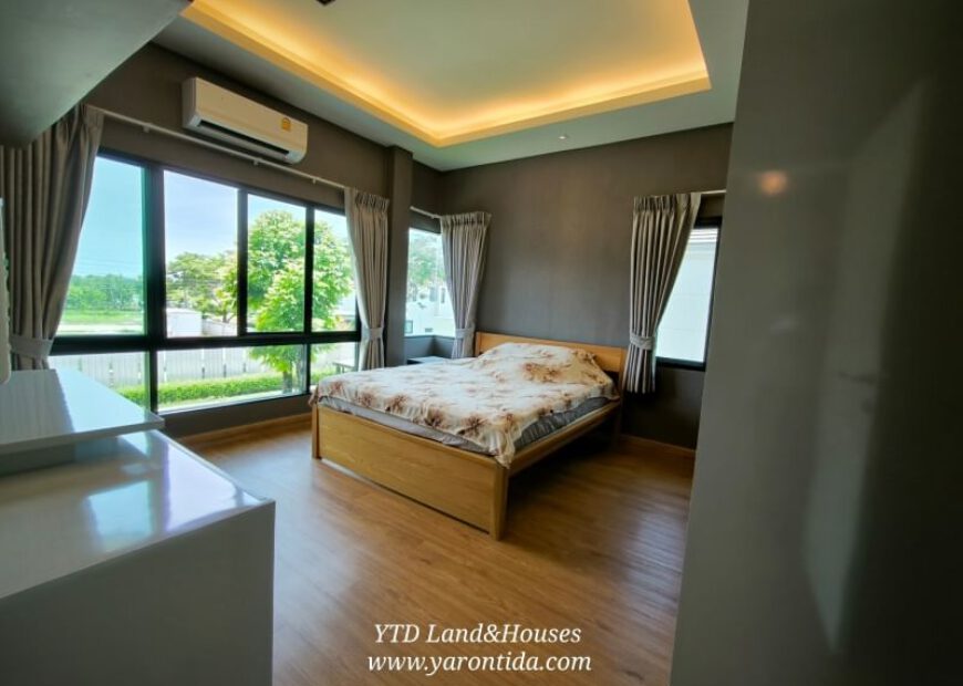 ขาย !!! บ้านเดี่ยว 2 ชั้น โครงการ เดอะ แกรนด์ ริเวอร์ สุวรรณภูมิ บ้านหลังใหญ่เนื้อที่เยอะ สภาพบ้านใหม่