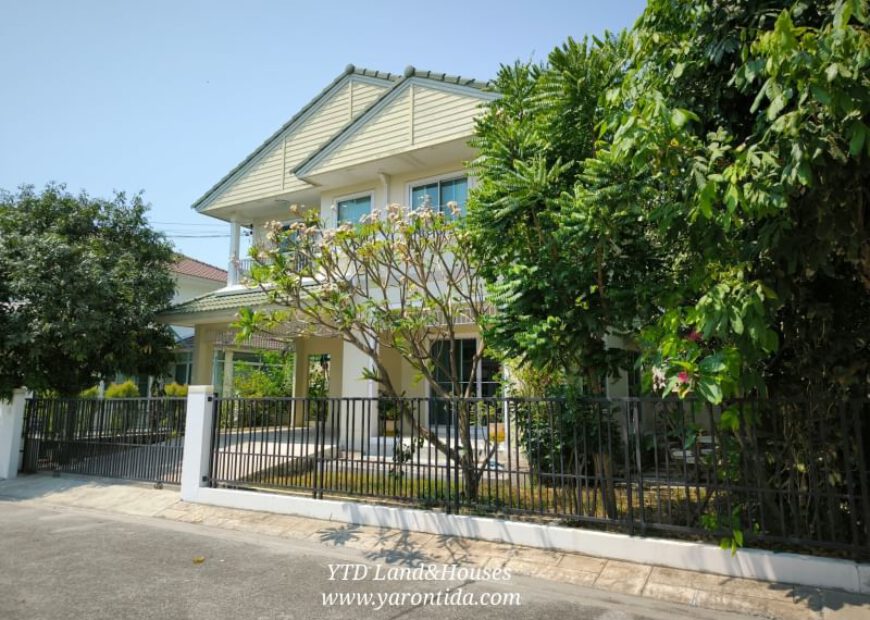 ให้เช่า บ้านเดี่ยว 2 ชั้น ในโครงการชลลดา สุวรรณภูมิ บ้านสวย