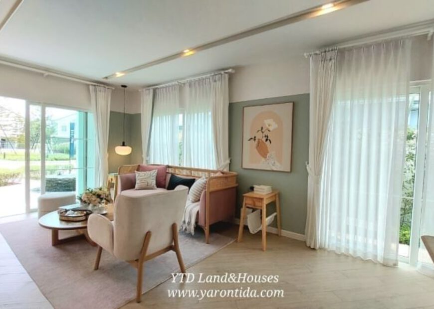 บ้านเดี่ยวให้เช่า 3 ห้องนอน โครงการ LH land and houses Villagio2 ศรีนครินทร์-บางนา กม.7 ใกล้ เมกาบางนา