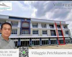 ขาย อาคารพาณิชย์ 3 ชั้น(พร้อมชั้นลอย) ในโครงการ Villaggio เพชรเกษม สาย 4