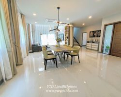 บ้านเดี่ยวหรู โครงการใหม่ ติดเมกา-บางนา ให้เช่า