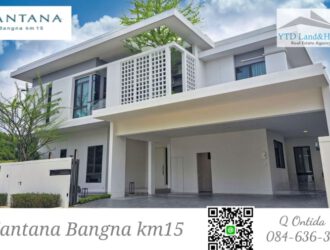 ห้เช่าบ้าน มัณฑนา บางนา กม.15 Fully furnished