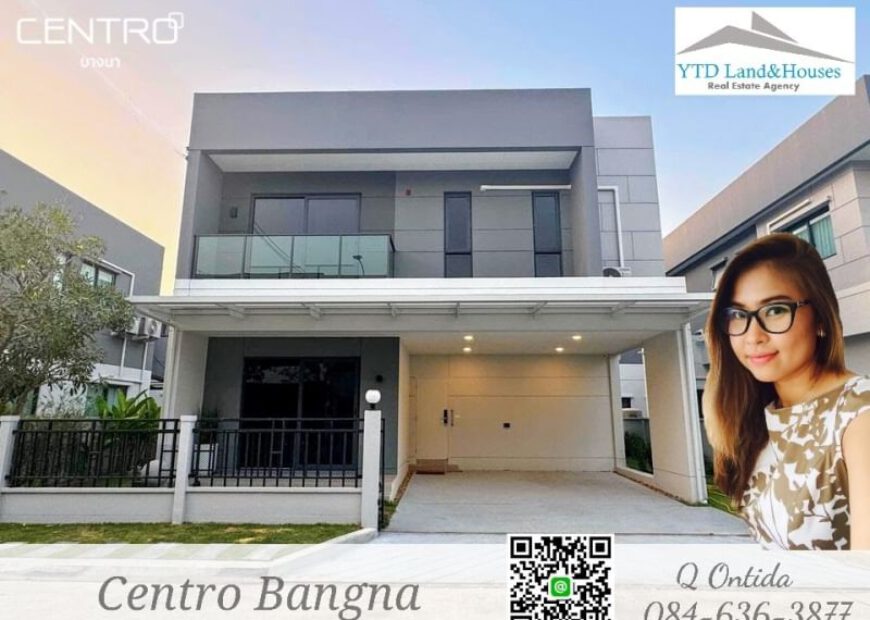 ให้เช่า บ้านเดี่ยว 2 ชั้น 4 ห้องนอน Centro บางนา