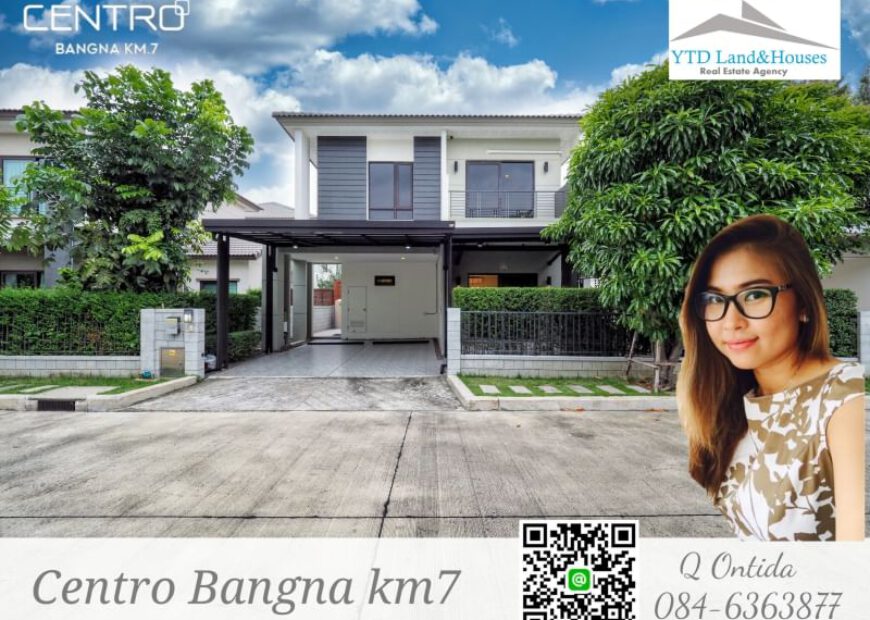 ให้เช่า หมู่บ้าน CENTRO บางนา กม.7 พร้อมเข้าอยู่แล้ว