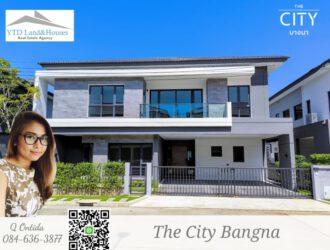 The City บางนา บ้านเดี่ยวหรู บ้านใหม่เ โครงการใหม่ ติดเมกา-บางนา ให้เช่า