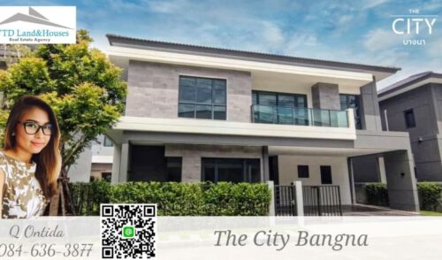 The City บางนา ไซส์ L บ้านเดี่ยวหรู โครงการใหม่ ติดเมกา-บางนา ให้เช่า