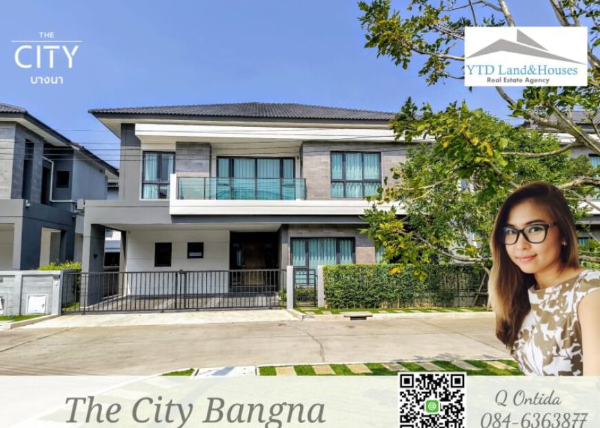The City บางนา ไซส์ L บ้านเดี่ยวหรู โครงการใหม่ ติดเมกา-บางนา ให้เช่า