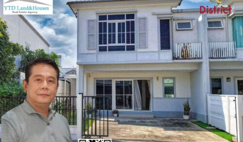 ขาย บ้านแฝด 2 ชั้น ในโครงการ Q District สุขสวัสดิ์ 76 กับรูปแบบบ้านสไตล์อังกฤษ จาก Q House