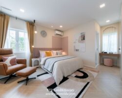 ให้เช่าบ้านสวยๆ ชัยพฤกษ์ บางนา กม.15 แปลงหัวมุมติดสโมสร สระว่ายน้ำ ปล่อยเช่า  (เฟอร์นิเจอร์ครบ)