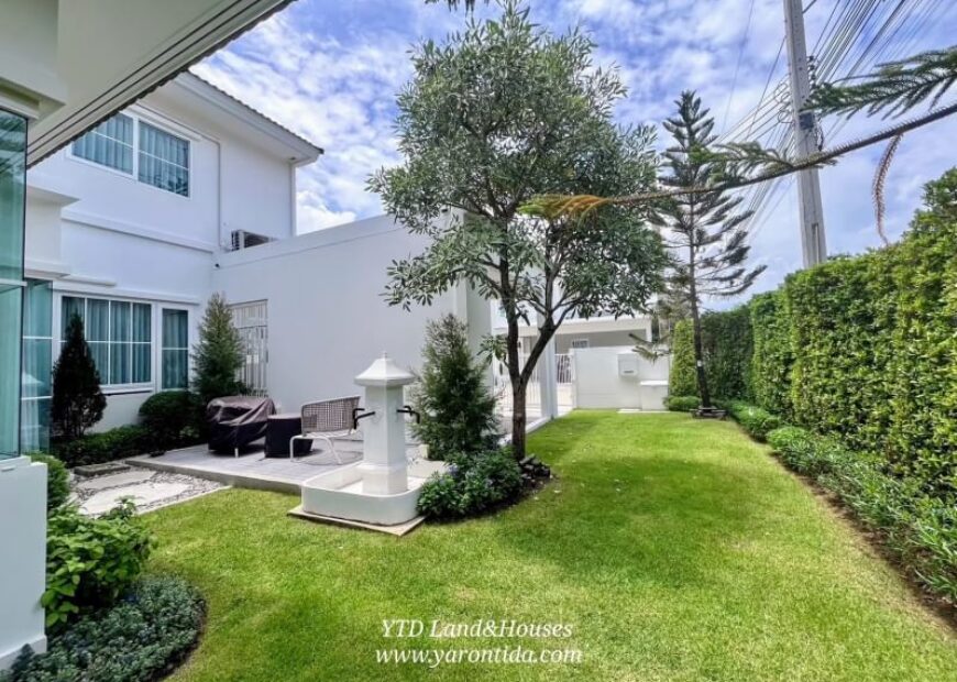 ให้เช่าบ้านสวยๆ ชัยพฤกษ์ บางนา กม.15 แปลงหัวมุมติดสโมสร สระว่ายน้ำ ปล่อยเช่า  (เฟอร์นิเจอร์ครบ)