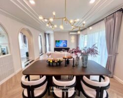 ให้เช่าบ้านสวยๆ ชัยพฤกษ์ บางนา กม.15 แปลงหัวมุมติดสโมสร สระว่ายน้ำ ปล่อยเช่า  (เฟอร์นิเจอร์ครบ)