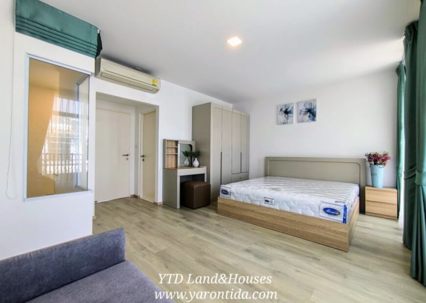 For rent, 2-storey townhouse, Indy Bangna-Ramkhamhaeng 2, near Mega Bangna