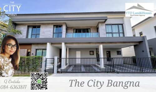 ให้เช่า บ้านโครงการ The City บางนา ไซส์ XXL, (เฟอร์นิเจอร์ครบ)