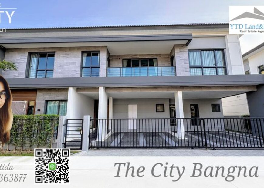 ให้เช่า บ้านโครงการ The City บางนา ไซส์ XXL, (เฟอร์นิเจอร์ครบ)