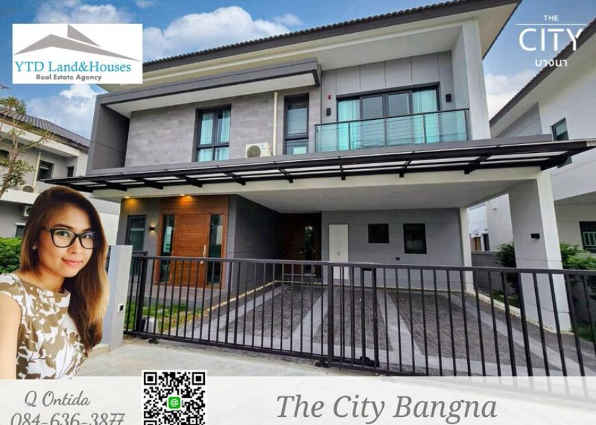 ขาย/ให้เช่า The City บางนา บ้านเดี่ยวหรู บ้านใหม่เ โครงการใหม่ ติดเมกา-บางนา