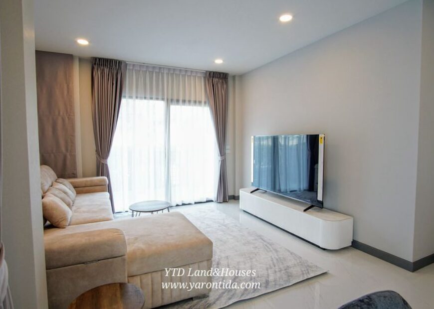 The City บางนา บ้านเดี่ยวหรู โครงการใหม่ ติดเมกา-บางนา ให้เช่า (เฟอร์นิเจอร์ครบ)