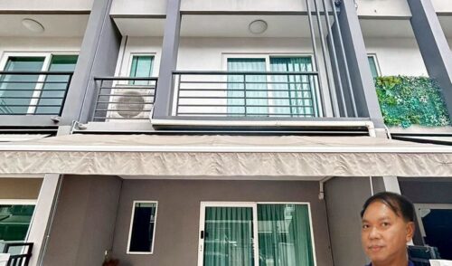 ขาย ทาวน์โฮม 3 ชั้น โครงการบ้านกลางเมือง สวนหลวง อยู่ใกล้สวนหลวง ร.9