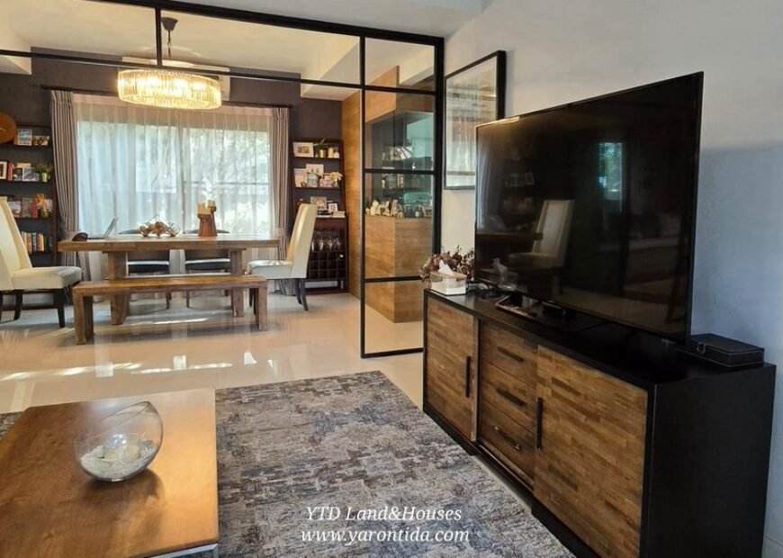 มัณฑนา บางนา กม7 ให้เช่า บ้านสวย สภาพดี เฟอร์นิเจอร์ครบ